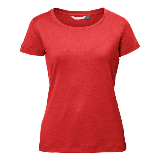 Tierra Lano Solid Tee W - Red Poppy - Naiset - L