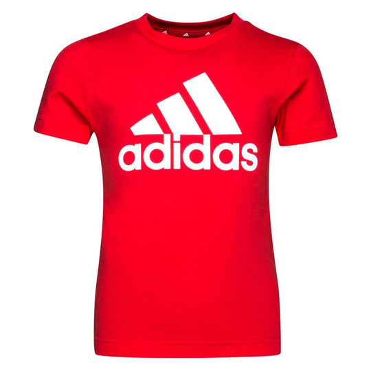 adidas T-paita Essentials Big Logo - Punainen/Valkoinen Lapset