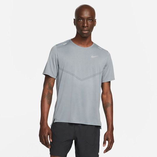 Nike Juoksu-t-paita Dri-FIT Rise 365 - Harmaa/Hopea