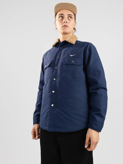 Nike SB Padded Flannel Skate Jacket sininen