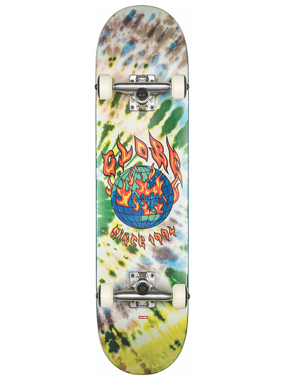 Globe G1 Ablaze 7.75" Complete tiedye