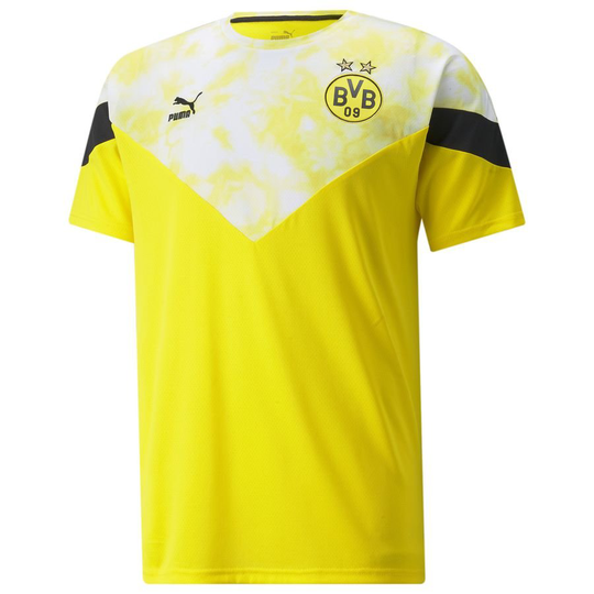 Dortmund T-paita Iconic - Keltainen/Valkoinen