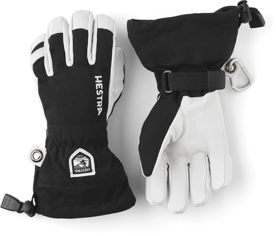 Army Leather Heli Ski Jr Glove Musta 4