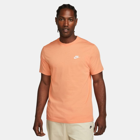 Nike T-paita NSW Club - Orange Trance/Valkoinen