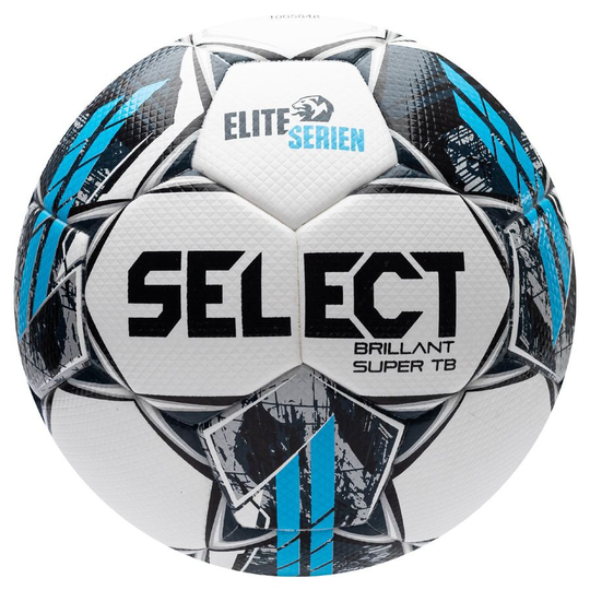 Select Jalkapallo Brillant Super Tb V22 Eliteserien - Valkoinen/harmaa/sininen, koko Ball SZ. 5