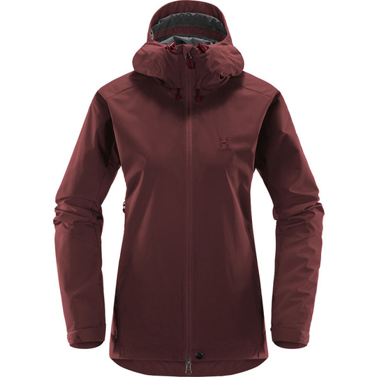 Haglöfs Glide Jacket Women - Maroon Red - Naiset - XS
