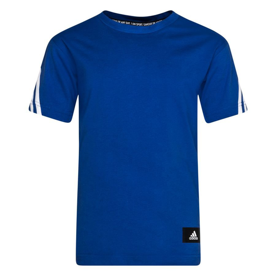 adidas T-paita Future Icons 3-Stripes - Sininen/Valkoinen Lapset