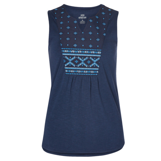 Sherpa Shaanti Tank - Rathee Blue - Naiset - S