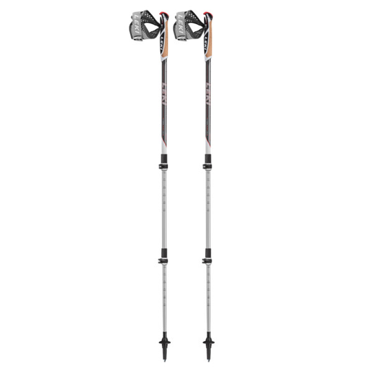 Leki Traveller Alu - Dark Anthracite-white-bright R - Unisex - 90 - 130
