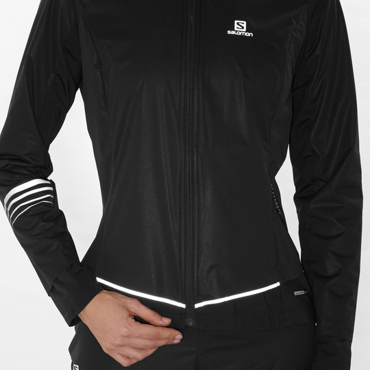 Women's Lightning Lightshell Jacket Musta XS
