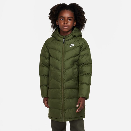 Nike Talvitakki NSW synthetic-fill Parka - Vihreä/Valkoinen Lapset