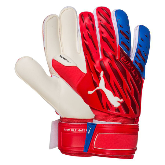 PUMA Maalivahdin Hanskat Ultra Grip 1 RC Faster Football - Punainen/Valkoinen/Sininen
