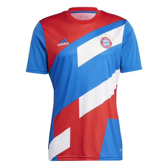 Bayern München Treenipaita Pre Match - Sininen/Punainen/Valkoinen - adidas, koko XX-Large