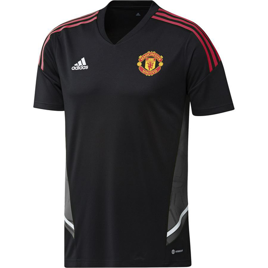 Manchester United Treenipaita Condivo 22 - Musta/punainen/harmaa - adidas, koko Small