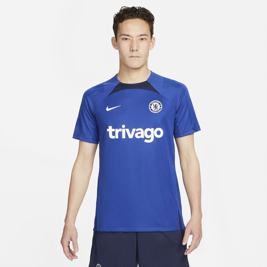 Chelsea Treenipaita Dri-FIT Strike - Sininen/Navy/Valkoinen