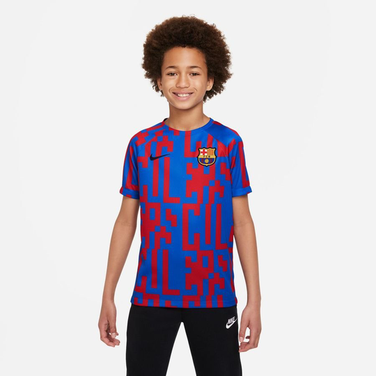 Barcelona Treenipaita Dri-FIT Pre Match - Sininen/Navy/Punainen Lapset