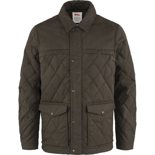 Fjällräven Övik Wool Padded Jacket M - Dark Olive - Miehet - L
