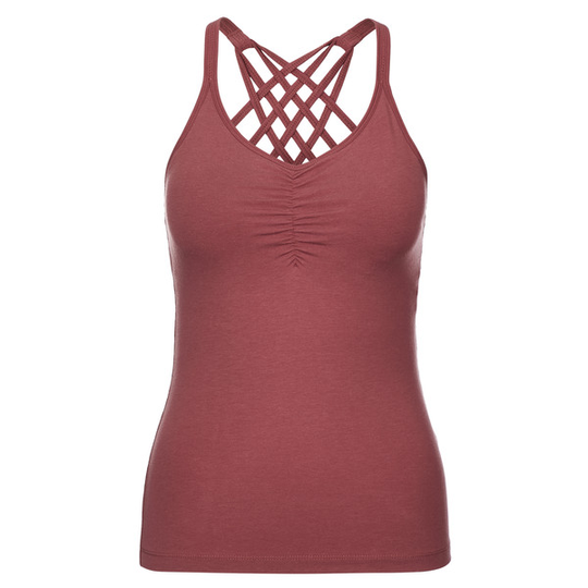 MANDALA Infinity Top - Mayan Red - Naiset - S