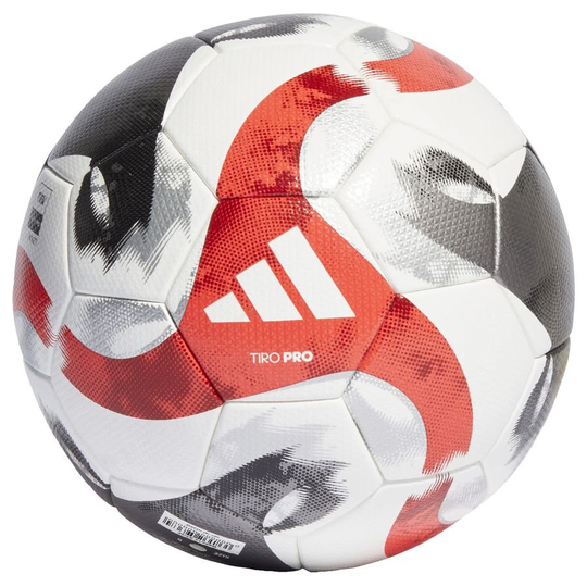 adidas Jalkapallo Tiro Pro - Valkoinen/musta/hopea/punainen, koko Ball SZ. 5