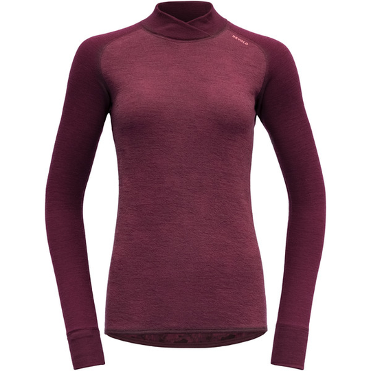 Devold Kvitegga Merino 230 C.neck Wmn - Beetroot - Naiset - L