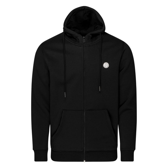 Unisport Everyday Organic Huppari Full Zip - Musta