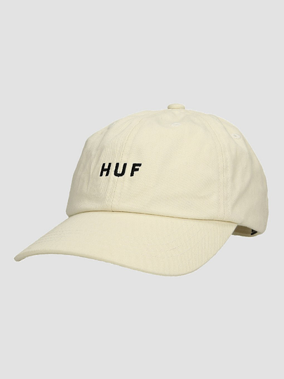 HUF Essentials OG Logo CV 6 Panel Cap valkoinen