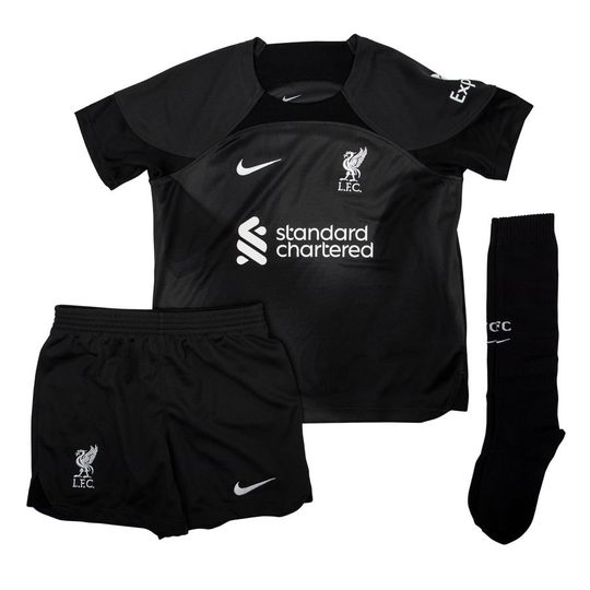 Liverpool Maalivahdin paita Vieras 2022/23 Minipeliasu Lapset