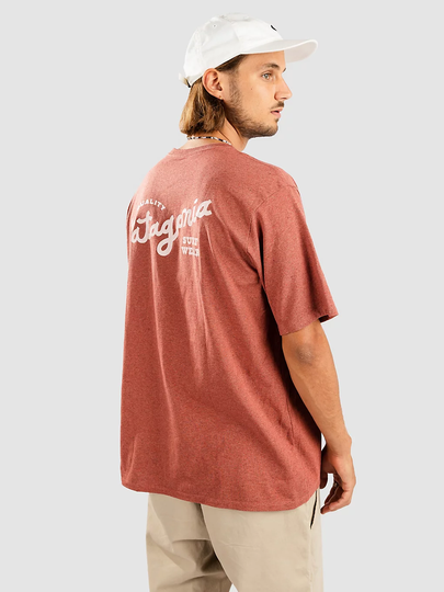 Patagonia Quality Surf Pocket Responsibili- T-Shirt pinkki