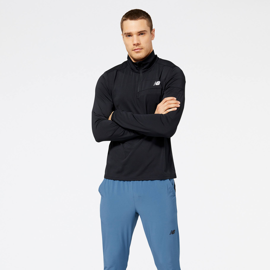 Men's Accelerate Half Zip Musta L