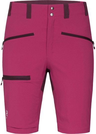 Mid Slim Shorts Women Dark Pink 36