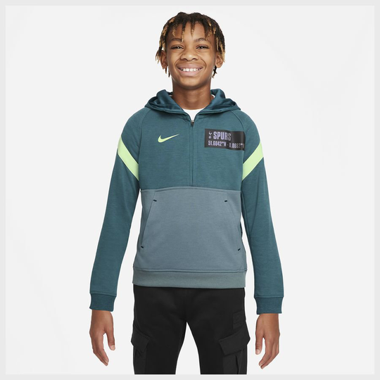 Tottenham Huppari Travel Fleece Half Zip - Vihreä Lapset