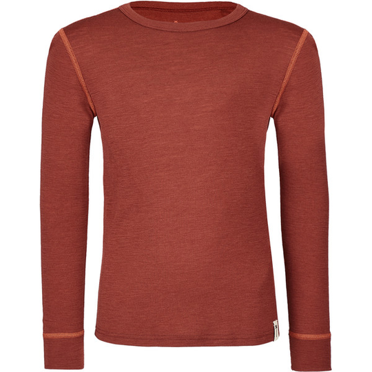 FRILUFTS Nolsoy Longsleeve Kids - Fired Brick - Lapset - 104