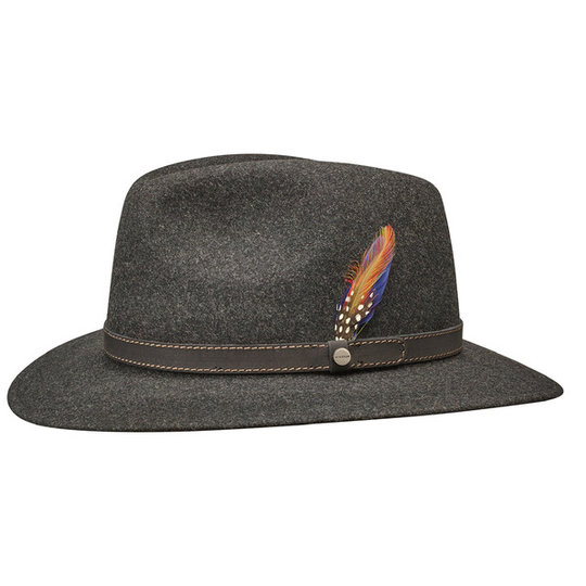 Stetson Traveller Woolfelt Mix - Black Mix - Unisex - M