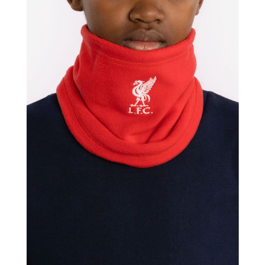 Liverpool Kauluri Fleece - Punainen/Valkoinen Lapset