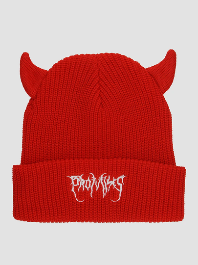 Broken Promises Horned Graveyard Beanie punainen
