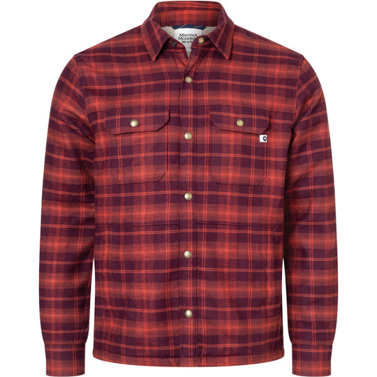 Marmot Ridgefield Heavyweight Sherpa Lined Flannel - Port Royal - Miehet - S