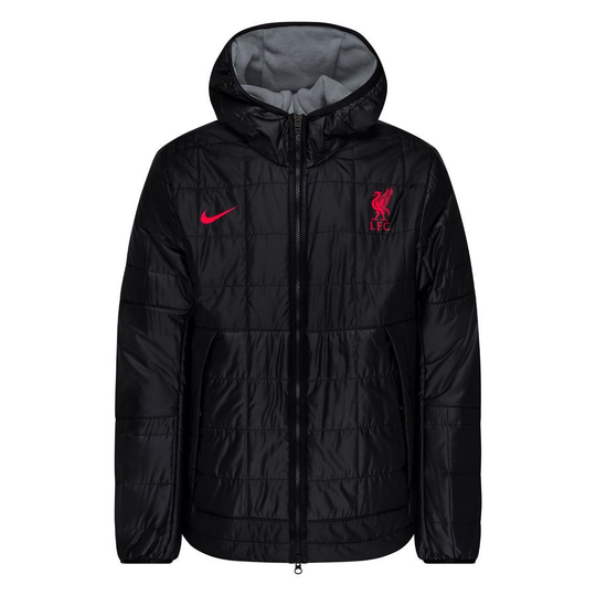 Liverpool Talvitakki Fleece Synthetic-fill - Musta/harmaa/punainen - Nike, koko XX-Large