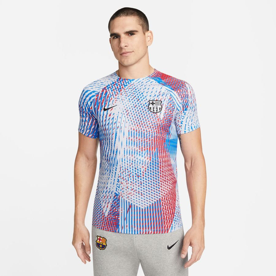 Barcelona Treenipaita Dri-FIT Pre Match - Valkoinen/Harmaa/Musta