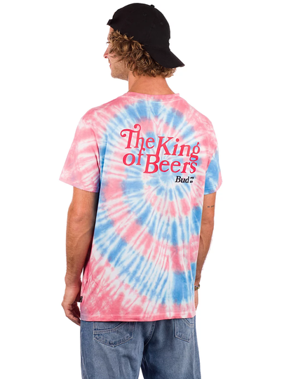 Billabong Bud King Of Beers T-Shirt tiedye