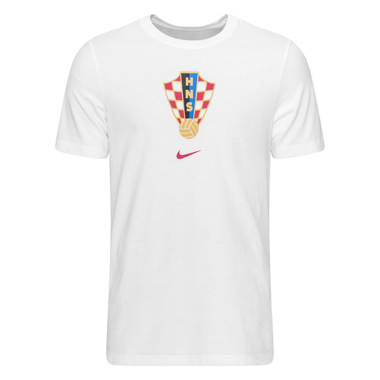 Kroatia T-paita Crest - Valkoinen - Nike, koko X-Large