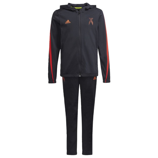 adidas Verryttelyasu X - Musta/Punainen Lapset