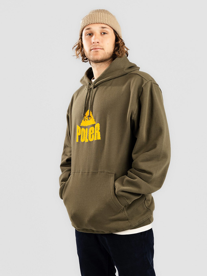 Poler Fuzzy Stuff Hoodie vihreä