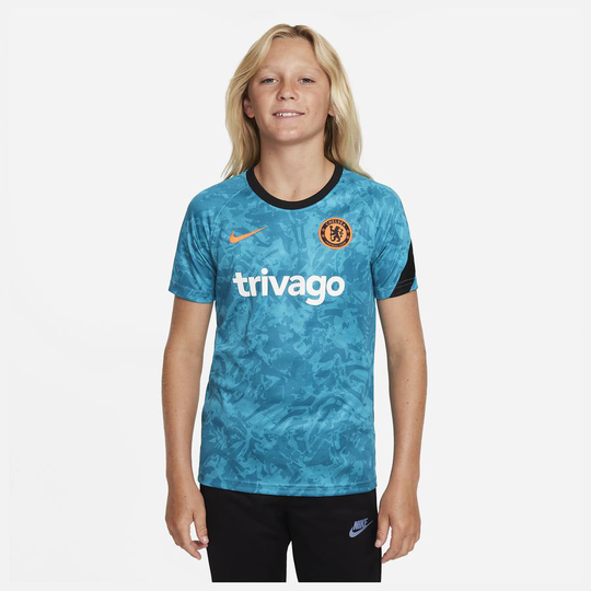 Chelsea Treenipaita Dri-FIT Pre Match - Sininen/Musta/Oranssi Lapset