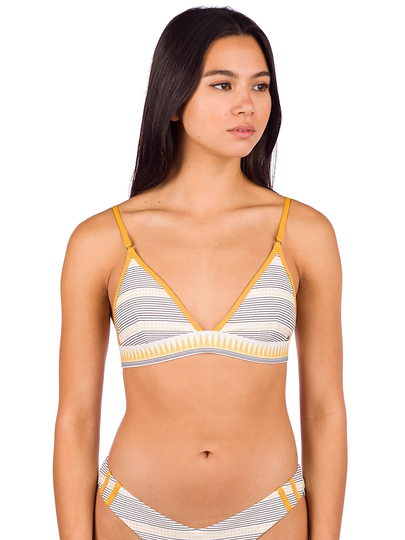 Rip Curl Salty Daze Banded Tri Bikini Top keltainen