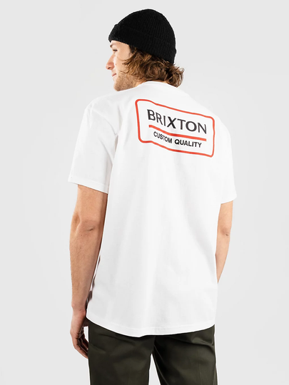 Brixton Palmer Proper T-Shirt valkoinen