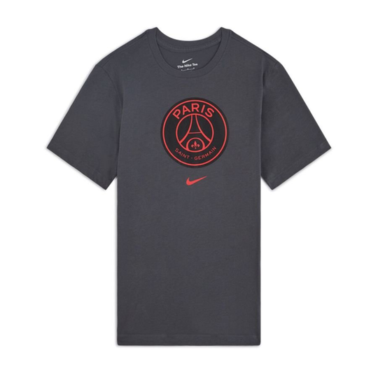 Paris Saint-Germain T-paita Evergreen Crest - Harmaa