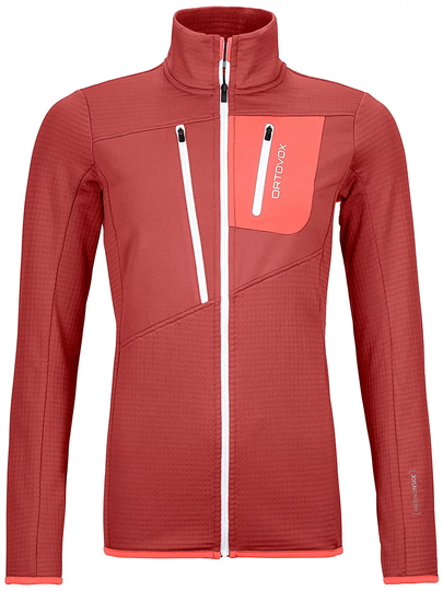 Ortovox Grid Fleece Jacket punainen