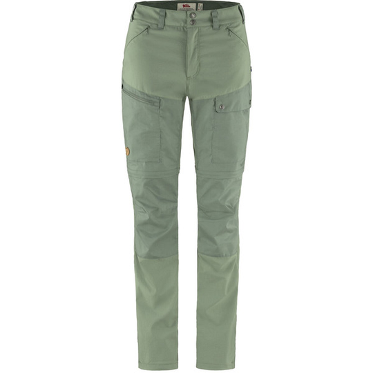Fjällräven Abisko Midsummer Zip Off Trousers W - Jade Green-patina Green - Naiset - 34
