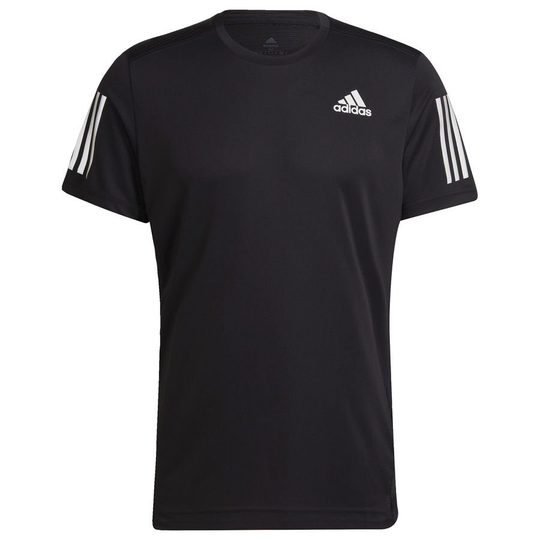 adidas Juoksu-t-paita Own The Run - Musta/Hopea