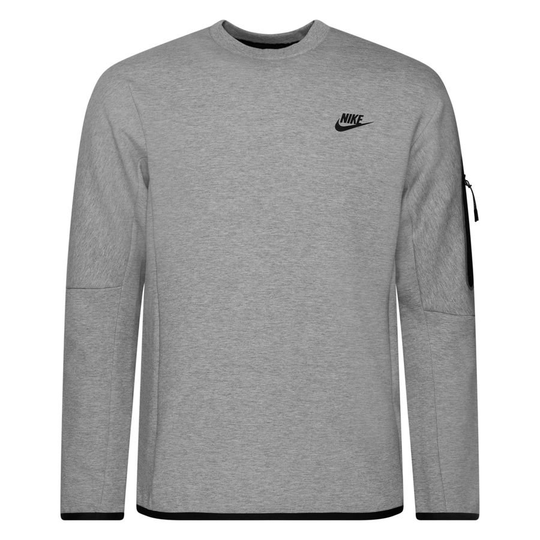 Nike Collegepaita NSW Tech Fleece - Harmaa/Musta